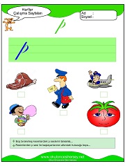 P Sesi Çalışma Sayfaları